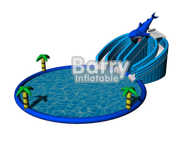 Factory Price Dolphin Inflatable Water Park Games BY-AWP-075